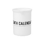 14 month calendar  Pitchers