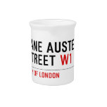 Jane Austen Street  Pitchers