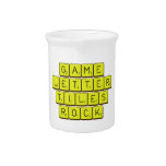 Game
 Letter
 Tiles
 ROCK!  Pitchers