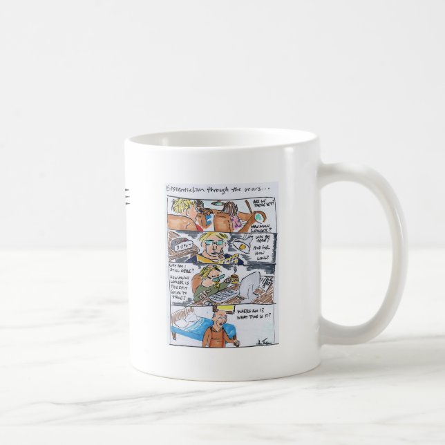 Pitchfork Existentialism Mug by Johann Tienhaara (Right)