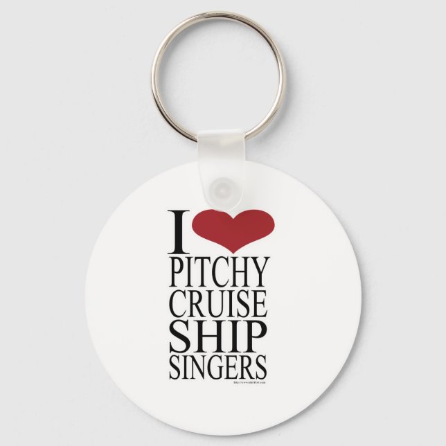 Pitchy Singers Rule Keychain (Front)