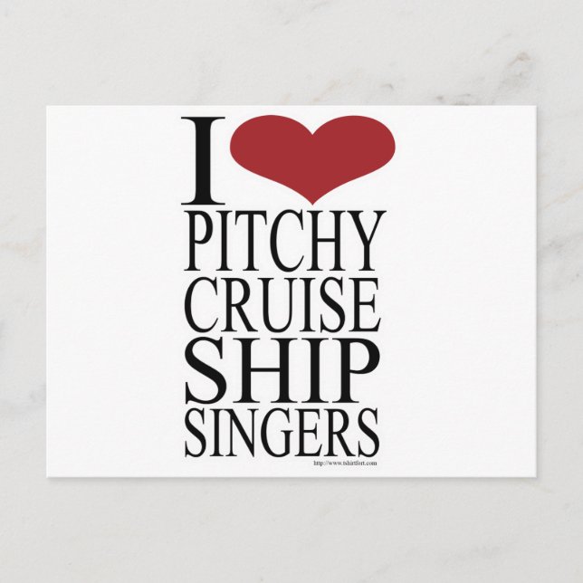 Pitchy Singers Rule Postcard (Front)
