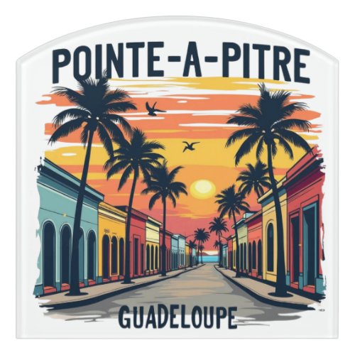 PITER POINT GUADELOUPE DOOR SIGN