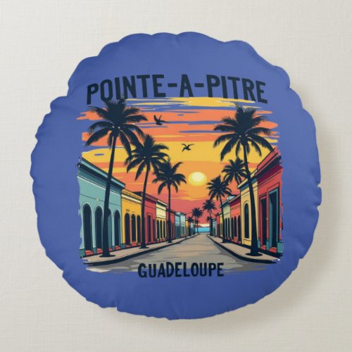 PITER POINT GUADELOUPE ROUND PILLOW