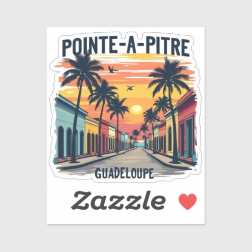 PITER POINT GUADELOUPE STICKER