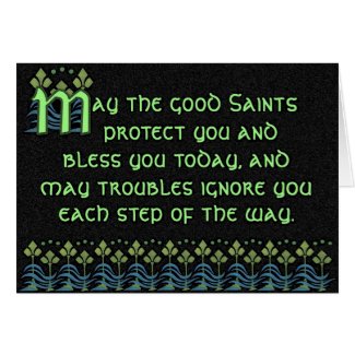 Pithy Irish Blessing Card St. Patrick's Day