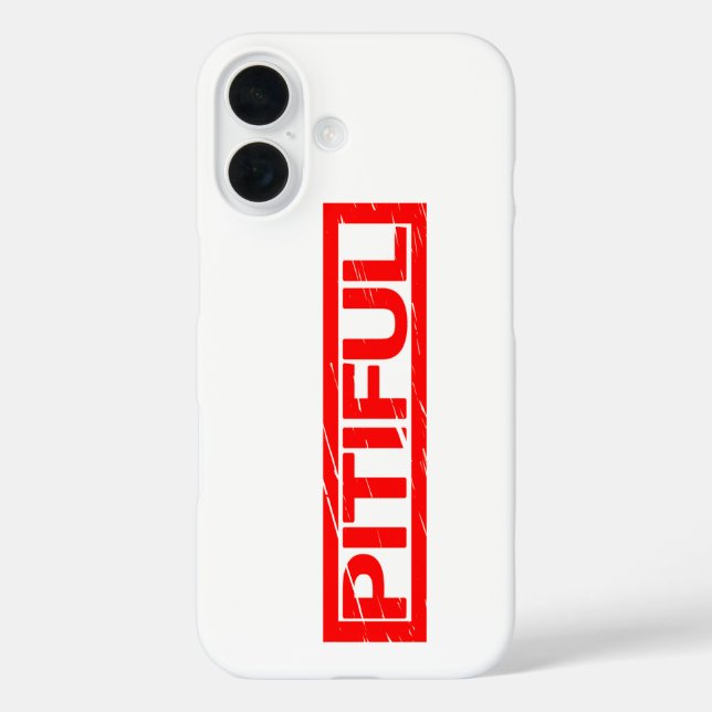 Pitiful Stamp Case-Mate iPhone Case (Back)