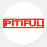 Pitiful Stamp Classic Round Sticker