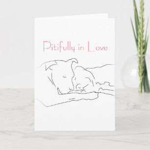 Pitifully in Love Holiday Card