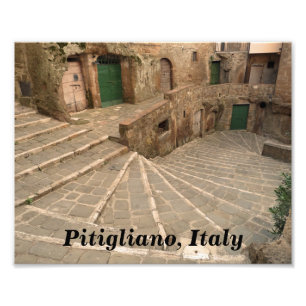 Pitigliano Italy Green Doors Fine art Photo Print