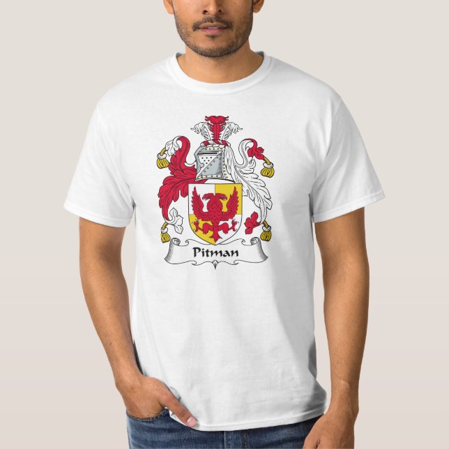 Pitman Family Crest T-Shirt (Front)