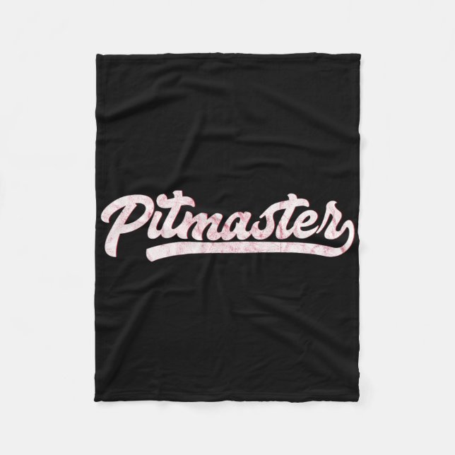 Pitmaster 100% Bbq Pitmaster Shirts  Fleece Blanket (Front)
