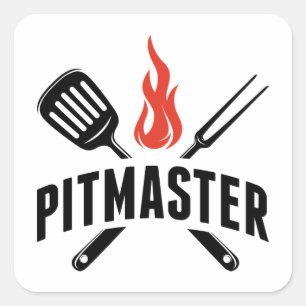 Pitmaster Square Sticker
