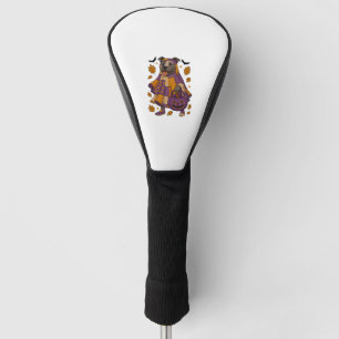 Pitpull Dog Ghost Halloween Golf Head Cover
