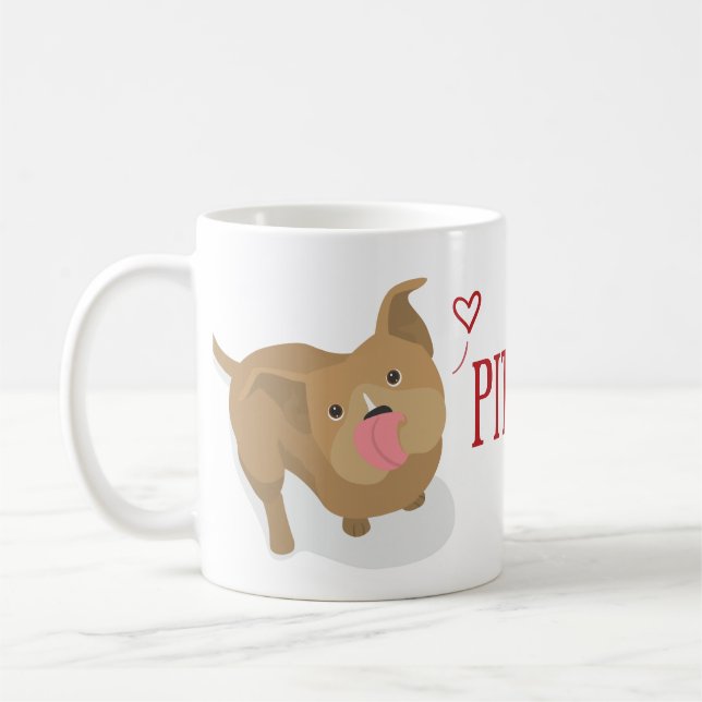 Pits Love Joy Coffee Mug (Left)