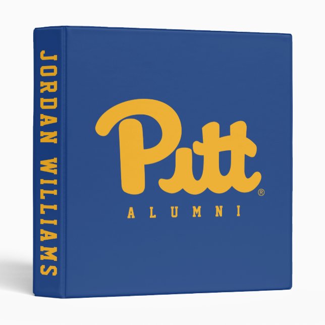 Pitt Alumni 3 Ring Binder (Front/Spine)