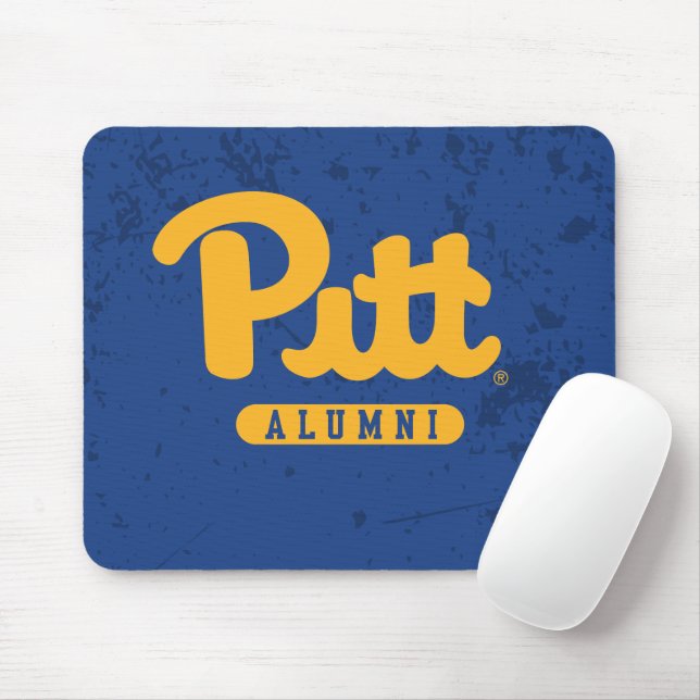 Pitt Alumni Distressed Mouse Pad (With Mouse)