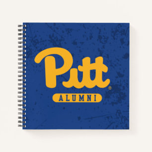 Pitt Alumni Distressed Notebook