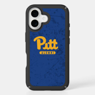 Pitt Alumni Distressed iPhone 16 Case