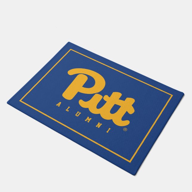 Pitt Alumni Doormat (Angled)