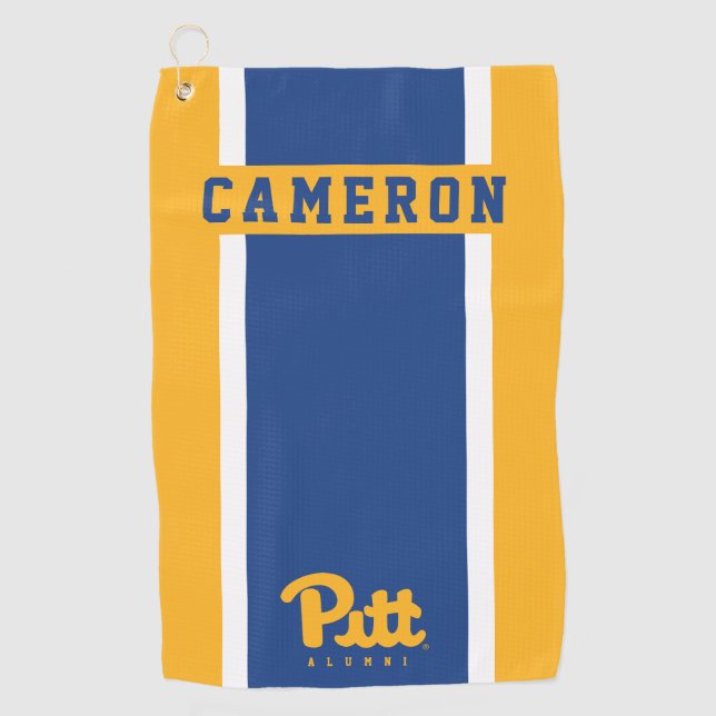 Pitt Alumni Golf Towel (Front)