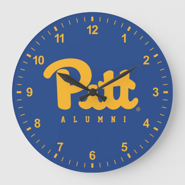 Pitt Alumni Large Clock (Front)