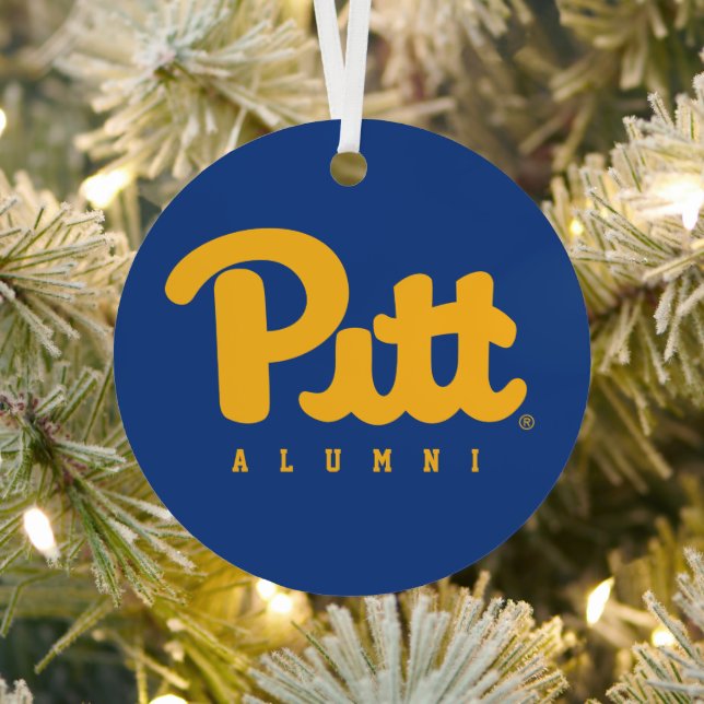 Pitt Alumni Metal Ornament (Insitu)
