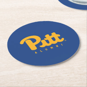 Pitt Alumni Round Paper Coaster