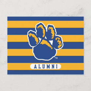 Pitt Alumni Stripes Invitation Postcard
