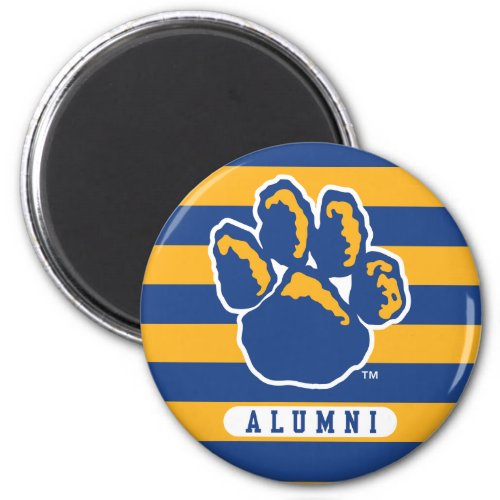 Pitt Alumni Stripes Magnet