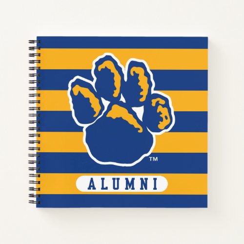 Pitt Alumni Stripes Notebook