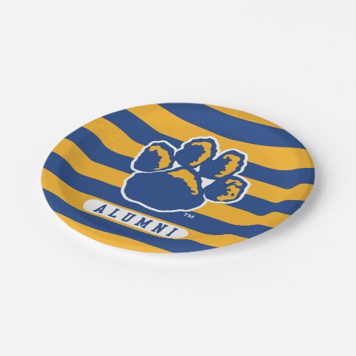 Pitt Alumni Stripes Paper Plates