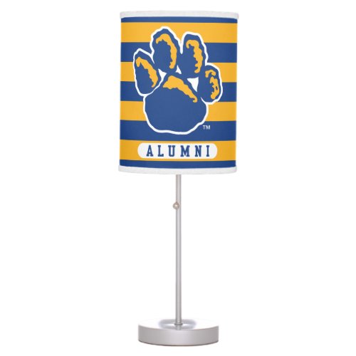 Pitt Alumni Stripes Table Lamp