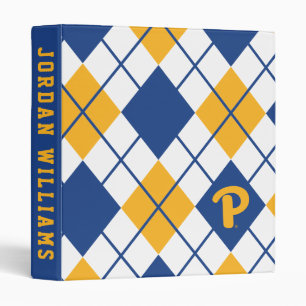 Pitt Argyle 3 Ring Binder