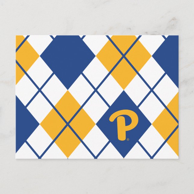 Pitt Argyle Invitation Postcard (Front)