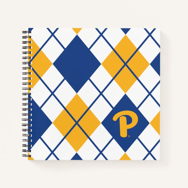 Pitt Argyle Notebook (Front)