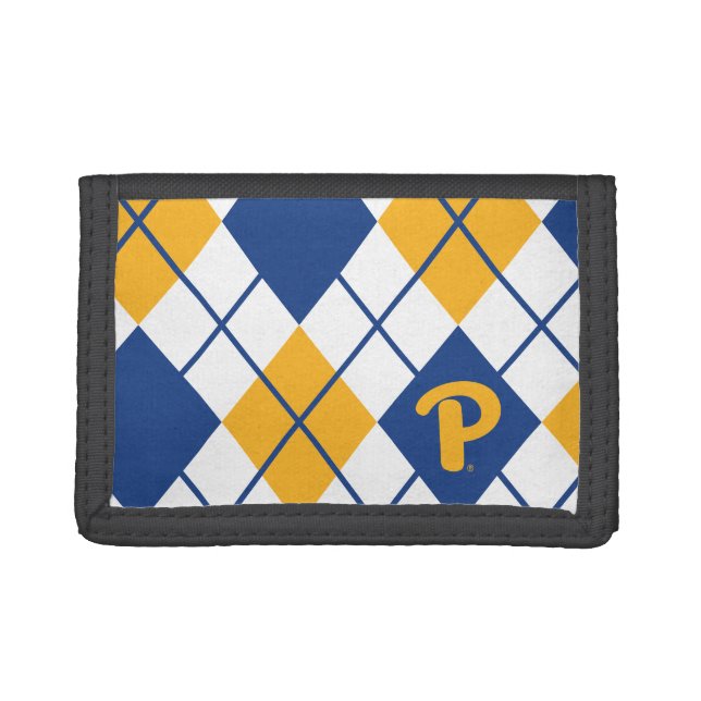 Pitt Argyle Trifold Wallet (Front)