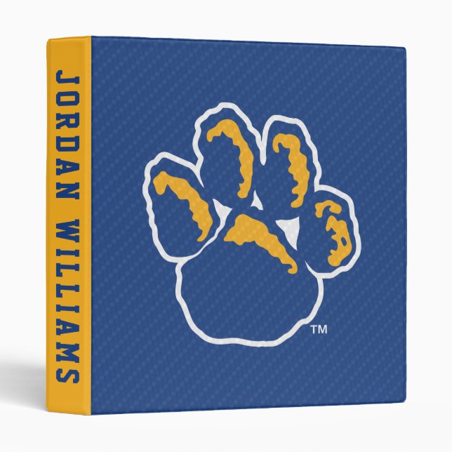 Pitt Carbon Fiber 3 Ring Binder (Front/Spine)