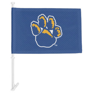 Pitt Carbon Fiber Car Flag