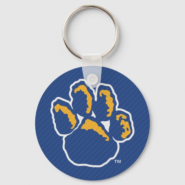 Pitt Carbon Fiber Keychain (Front)