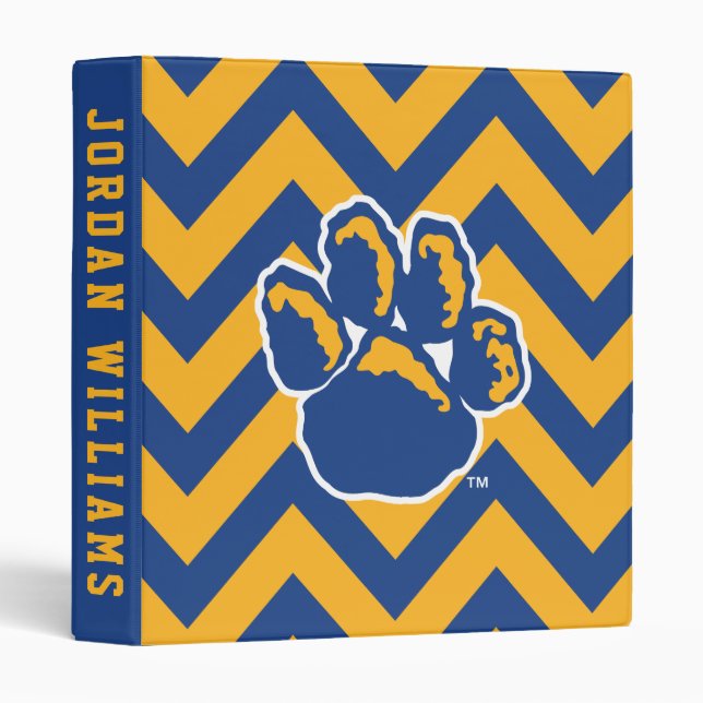 Pitt Chevron 3 Ring Binder (Front/Spine)