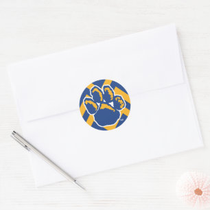 Pitt Chevron Classic Round Sticker