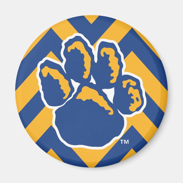 Pitt Chevron Magnet (Front)