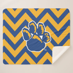 Pitt Chevron Sherpa Blanket