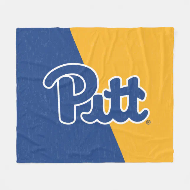 Pitt Color Block Fleece Blanket | Zazzle