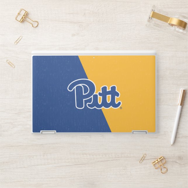Pitt Color Block HP Laptop Skin (Desk)