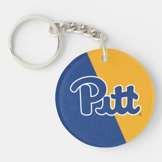 Pitt Color Block Keychain (Front)