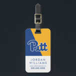 Pitt Color Block Luggage Tag<br><div class="desc">Check out these new University of Pittsburgh designs! Show off your Pitt Panther pride with these new custom Pitt products. These make perfect gifts for the Panther student, alumni, family, friend or fan in your life. All of these Zazzle products are customizable with your name, class year, or club. Go...</div>