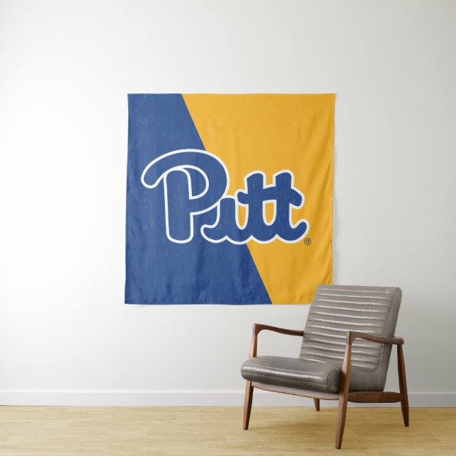 Pitt Color Block Tapestry (In Situ)