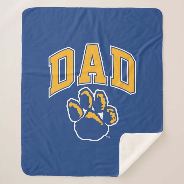 Pitt Dad Sherpa Blanket (Front)